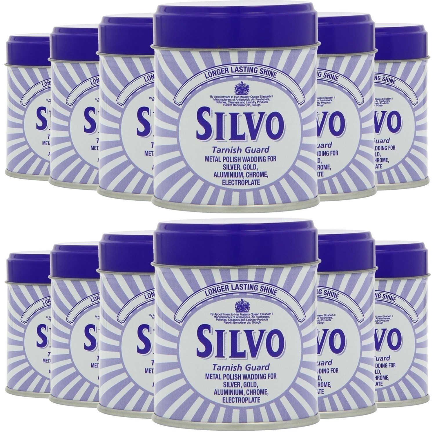 3 X RB Silvo Wadding - Pasta Per Lucidare Argento, Oro, Alluminio, Cromo, Elettroplaccatura, 75g Ciascuno