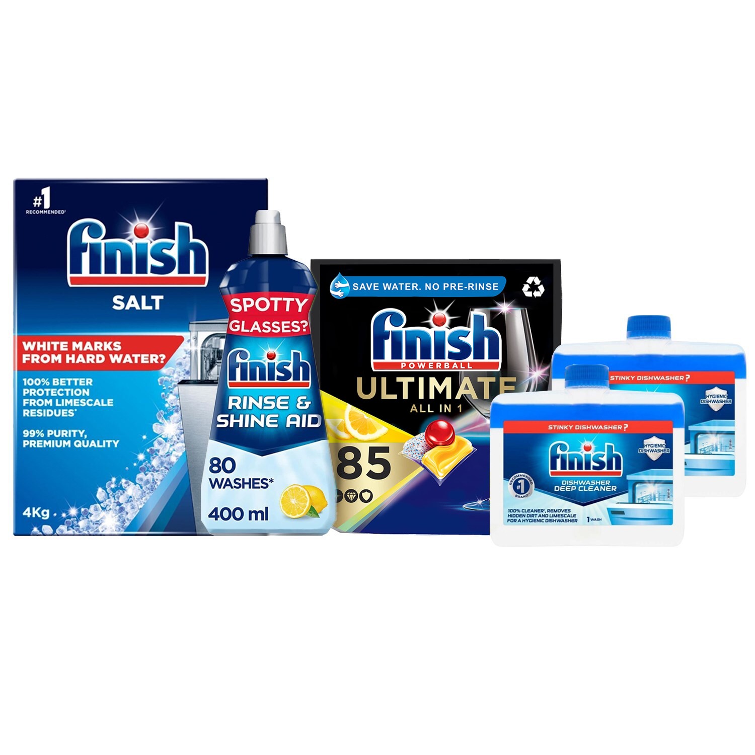 Finish Dishwasher Dettol Washing Machine Cleaning Bundle | Buy Now