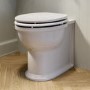 Back to Wall Rimless Toilet and Soft Close Seat with Brushed Brass Hinges - Ripley