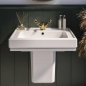 BUN/RIPPRSSPED/93575 Traditional Semi Pedestal 1 Tap Hole Basin 583mm - Park Royal