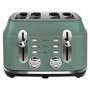 Rangemaster Classic 4 Slice Toaster & Cordless Dome 1.7L Kettle - Mineral Green