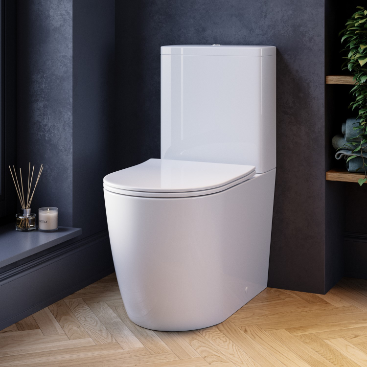 Close Coupled Toilet and Basin Suite - Roma