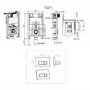 Wall Hung Smart Bidet Japanese Toilet with Heated Seat, Black Pneumatic Flush Plate, 820mm Frame & Cistern - Purificare