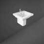 Rak Ceramics Rectangular Semi Pedestal Basin 500mm