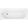 Moderno Right Hand White Vanity Unit Bathroom Suite with Bath