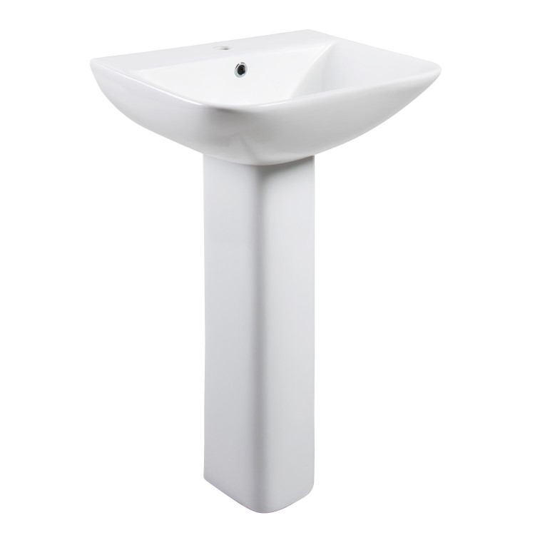 Lavender Toilet and Basin Bathroom Suite with Bath