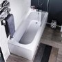 Curve Toilet and Basin Bathroom Suite with Bath