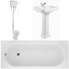 Taylor and Moore Traditional Basin and Toilet with Bath