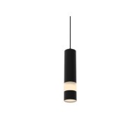 Set of 2 IP44 Black Bathroom Pendant Lights - Solinas