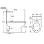 800 x 800mm Shower Enclosure Bathroom Suite with Curved Toilet & Basin