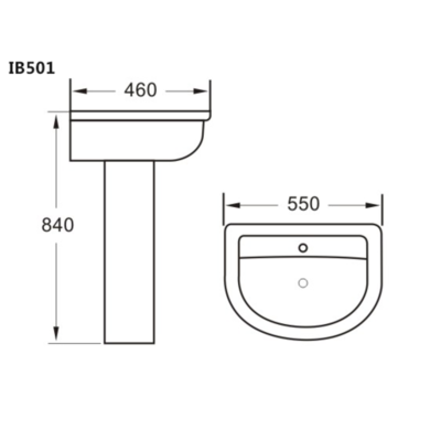 800 x 800mm Shower Enclosure Bathroom Suite with Curved Toilet & Basin
