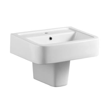 900 x 900mm Quadrant Shower Enclosure Suite with Square Toilet & Wall Mount Sink