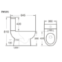 800 x 800mm Shower Enclosure Bathroom Suite with Curved Toilet & Wall Mount Basin
