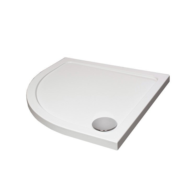 Quadrant Acrylic capped Stone Resin Shower Tray 900 x 900mm