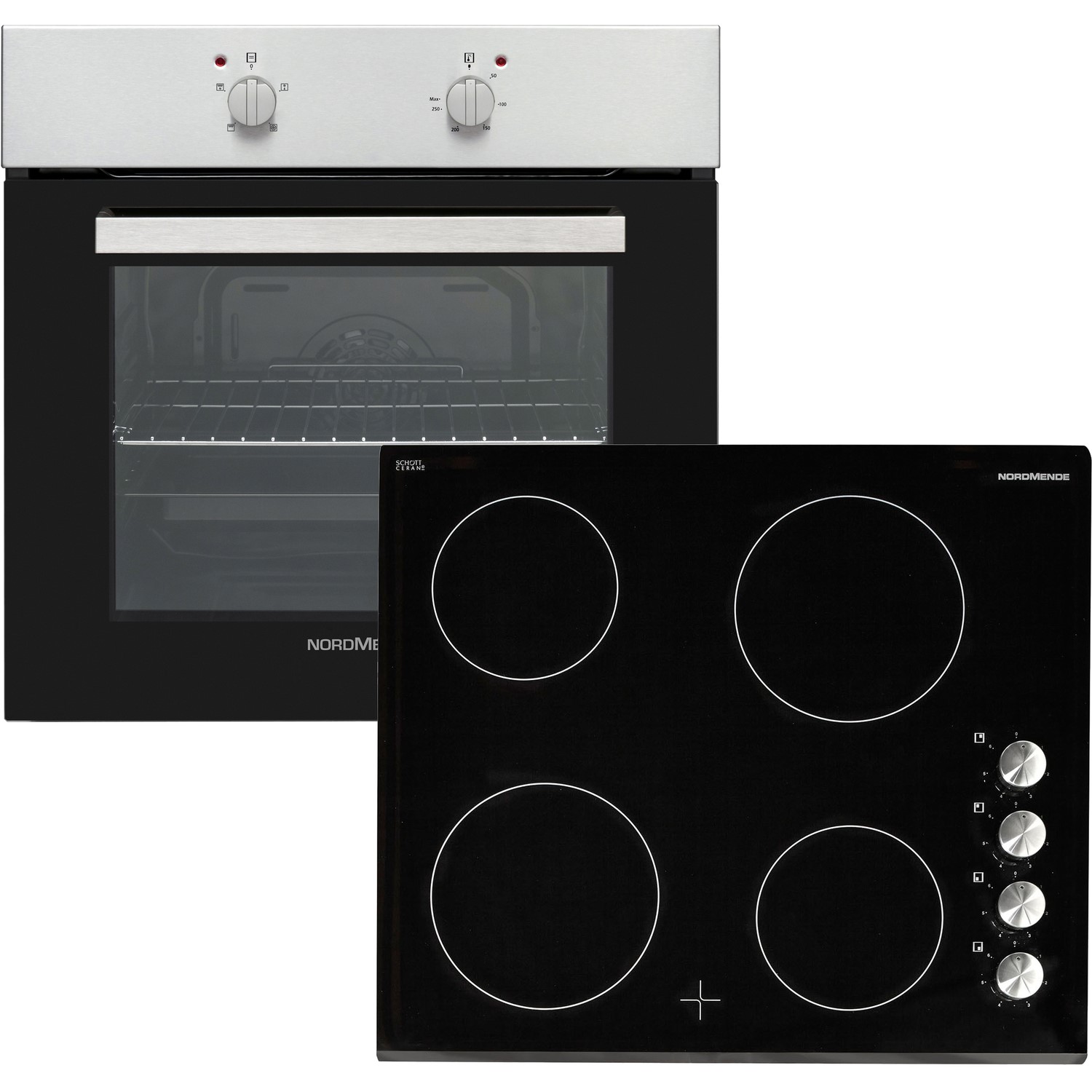 Fan Oven & Four Zone Ceramic Hob Pack Fan Oven & Four Zone Ceramic Hob Pack