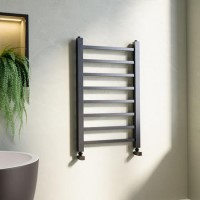 Gunmetal Grey Towel Radiator 800 x 500mm - Sonoran