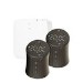 electriQ Smart TRV Valves (2 Pairs) with Zigbee Hub - Black