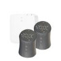 electriQ Smart TRV Valves (2 Pairs) with Zigbee Hub - Anthracite