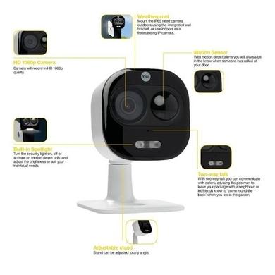 Yale 1080p HD Outdoor Camera with 720p HD Indoor Camera