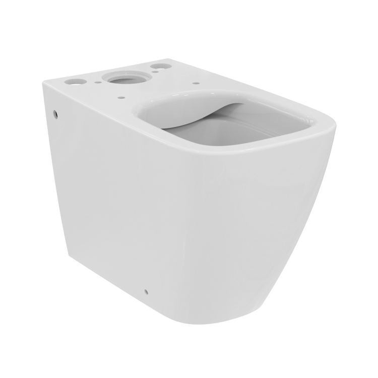 Ideal Standard i.life S Close Coupled Rimless Short Projection Closed Back Toilet With Soft Close Seat
