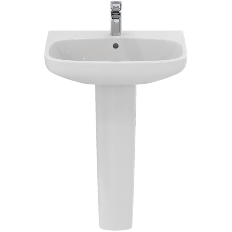 Ideal Standard i.Life A 1 Tap Hole Full Pedestal Basin 600mm