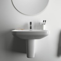 Ideal Standard i.Life A 1 Tap Hole Semi Pedestal Basin 600mm