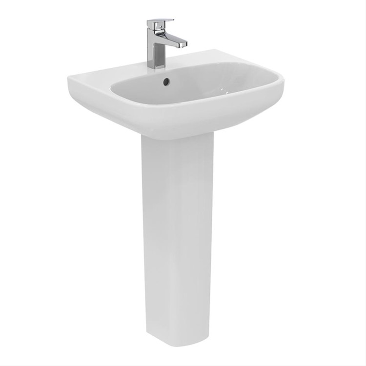Ideal Standard i.Life A 1 Tap Hole Full Pedestal Basin 500mm