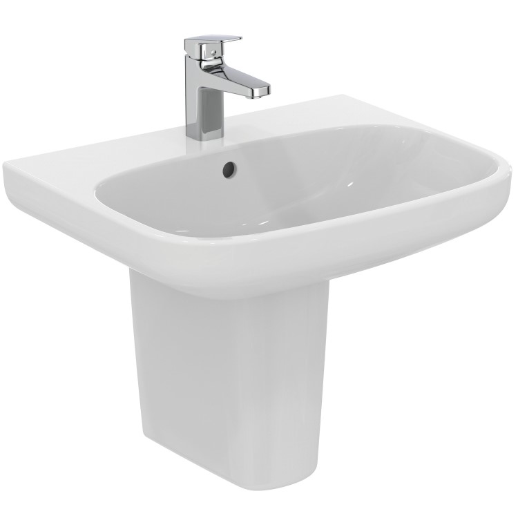 Ideal Standard i.Life A 1 Tap Hole Semi Pedestal Basin 500mm