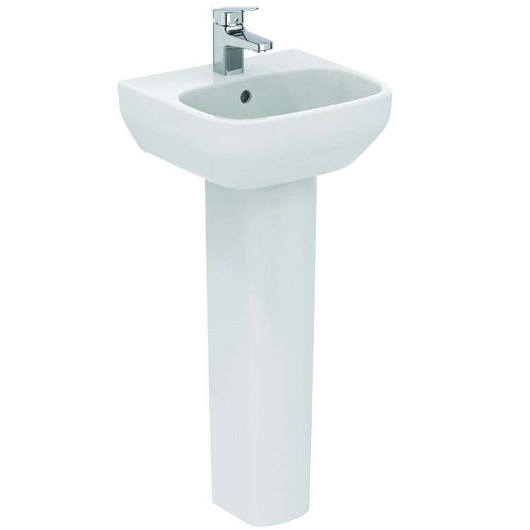 Ideal Standard i.Life A 1 Tap Hole Full Pedestal Basin 400mm