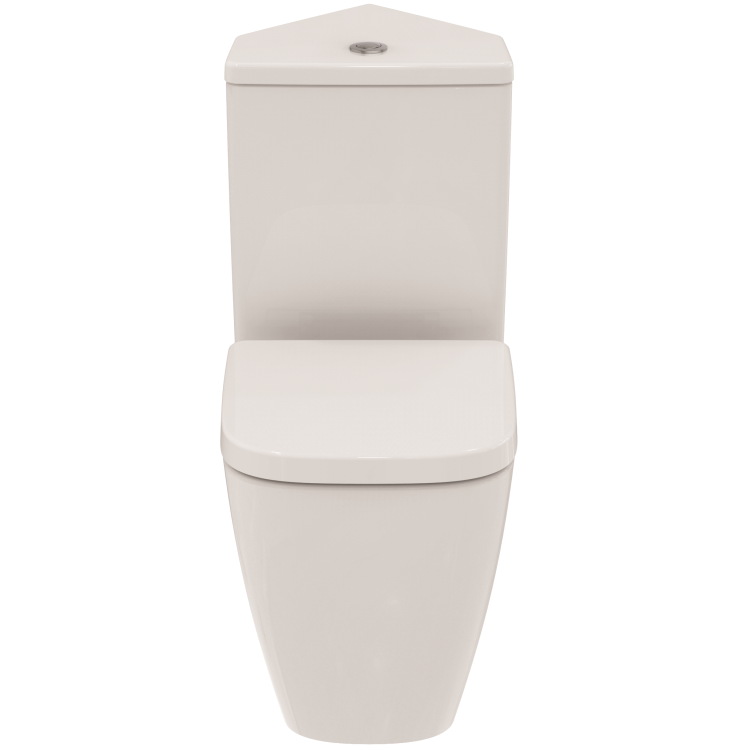 Ideal Standard i.life S Close Coupled Rimless Short Projection Corner Toilet With Soft Close Seat