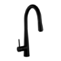 Tamara Copper with Drainer and Olney Matt Black Pull Out Tap