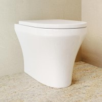 Back To Wall Rimless Toilet with Tornado Flush  - Tanya