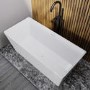 Modern Freestanding 1500mm Bath Suite with Toilet & Basin - Tetra