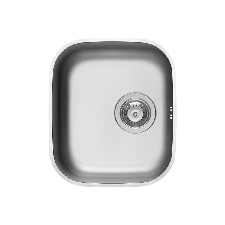 ONLY OPENED - Single Bowl Undermount Chrome Stainless Steel Kitchen Sink - Ava