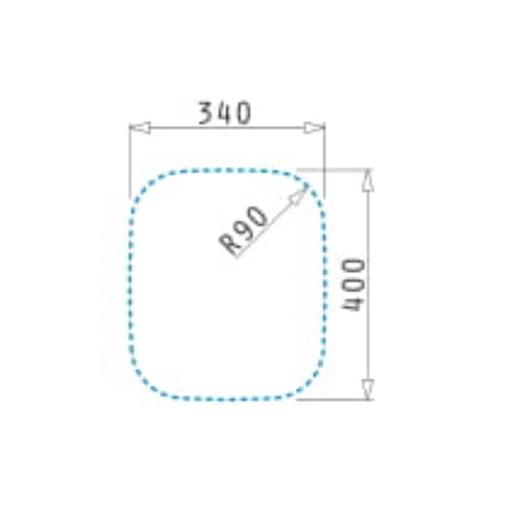 Single Bowl Undermount Chrome Stainless Steel Kitchen Sink - Essence Ava