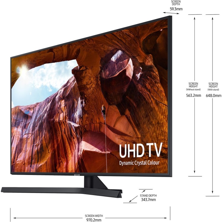 Samsung UE43RU7400 43" 4K Ultra HD Smart HDR LED TV with Dynamic Crystal Colour