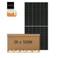 15.4kw MCS Certified Solar System 28 panels Max 550W per Panel 228*113*3.5cm