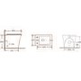 500mm Black Cloakroom Toilet and Sink Unit with Square Toilet and Chrome Fittings - Valetta