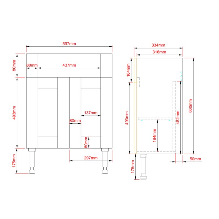 1800mm Beige Toilet and Sink Unit with Storage Units & Chrome Fittings - Vancouver