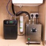 Brass 4 in 1 Instant Boiling Hot Water Dual lever Kitchen Tap with 2.4L Boiler Filter & 2L Water Chiller Tank - Pronto