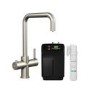 Nickel 4 in 1 Instant Boiling Hot Water Dual lever kitchen Tap with 2L Boiler Filter & 2L Water Chiller Tank - Pronto