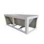 Freestanding Shower Bath Single Ended Left Hand Corner with Brushed Brass Bath Screen 1700 x 750mm - Vigo