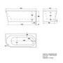 Freestanding Single Ended Right Hand Corner Bath 1700 x 750mm - Vigo