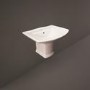 650mm Semi Pedestal Basin - RAK Washington