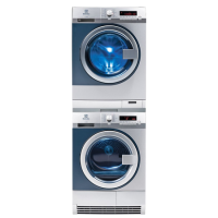 Electrolux Professional myPRO Stacked 8kg Washing Machine and 8kg Heat Pump Tumble Dryer - Plug In