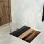 900x900mm Wet Room Tileable Shower Tray with Wet Room Install & Square Centre Waste Drainage Kit