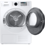 Refurbished Samsung DV90TA040AH/EU Freestanding Heat Pump 9KG Tumble Dryer White