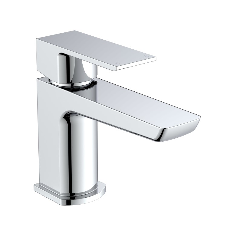 Chrome Bath and Basin Tap Set with Basin Waste- Zana