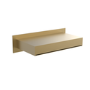Brushed Brass 3 Outlet Wall Mounted Thermostatic Mixer Shower Set With Hand Shower and Waterfall Bath Filler Spout -Zana