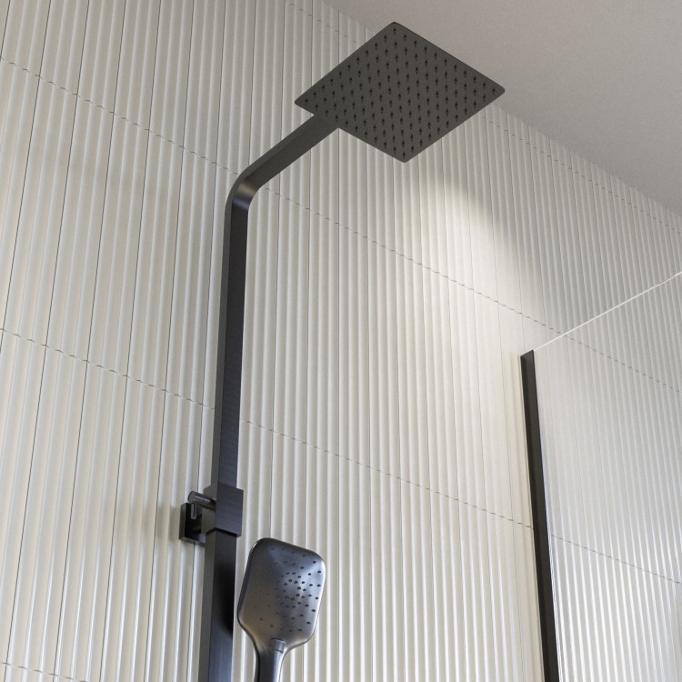 Gunmetal Bathroom Taps Pack With Shower - Zana